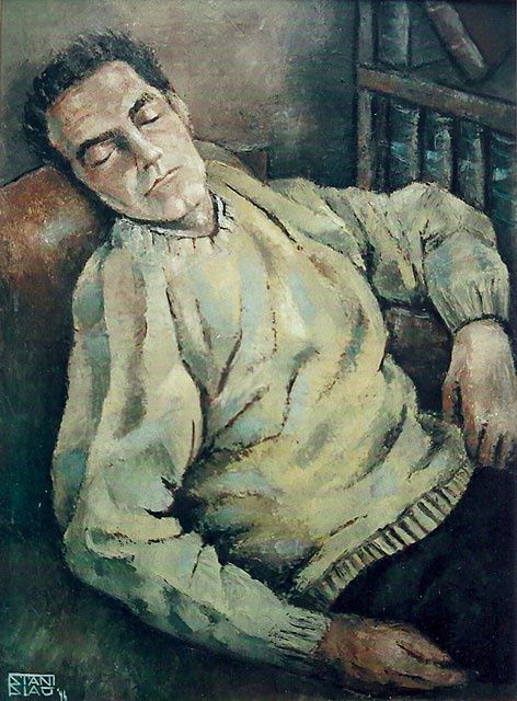 Pittura intitolato "Siesta" da Stanislao, Opera d'arte originale, Olio