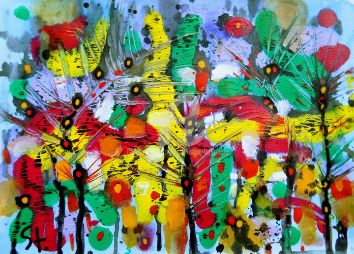 Pintura titulada "Just rainy-XXIII" por Stanislav Bojankov, Obra de arte original, Acrílico