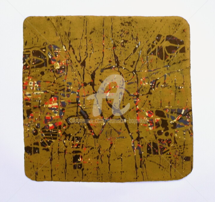 Отпечатки и Гравюры под названием "Fragments-XII" - Stanislav Bojankov, Подлинное произведение искусства, Линогравюры