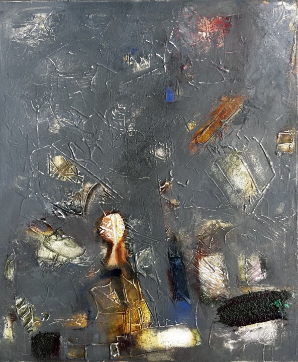 Peinture intitulée "Glare on glass" par Stanislav Yushkov, Œuvre d'art originale, Huile Monté sur Châssis en bois