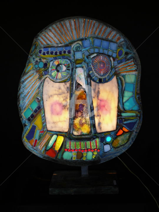 Sculpture titled "21.DIEU DU CINEMA" by Stanko Kristic, Original Artwork, Mosaic
