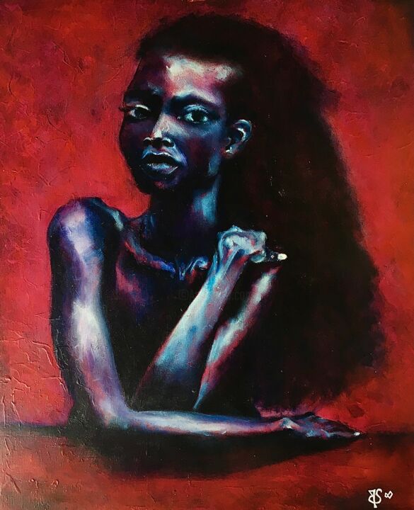 Peinture intitulée "Aamina" par Ann Schirmeyer, Œuvre d'art originale, Acrylique