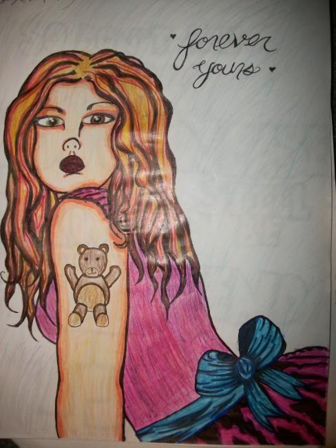 Drawing titled "Forever Yours" by Autumn Russ, Original Artwork