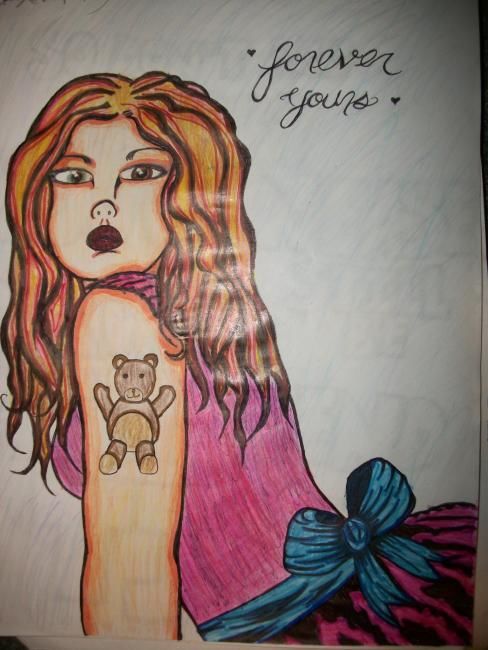 Disegno intitolato "Forever Yours" da Autumn Russ, Opera d'arte originale