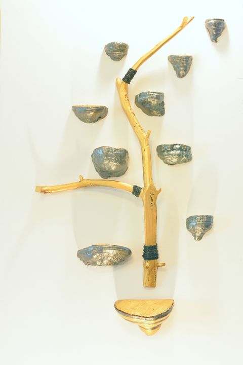 Sculpture titled "Magical forest" by Roman Stavytskyi, Original Art, Wood