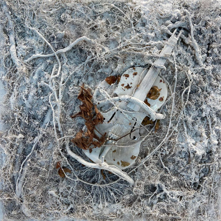 Pittura intitolato "Disgelo Autunnale" da Stesto, Opera d'arte originale, Resina Montato su Plexiglass
