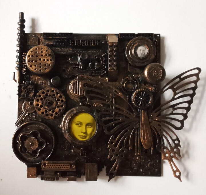 Γλυπτική με τίτλο ""Тайны времени" сти…" από Steampunker_ukraine, Αυθεντικά έργα τέχνης, Πλαστική ύλη