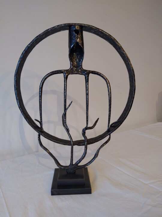 Sculpture titled "Spectre" by Marie Le Metour, Original Artwork, Metals