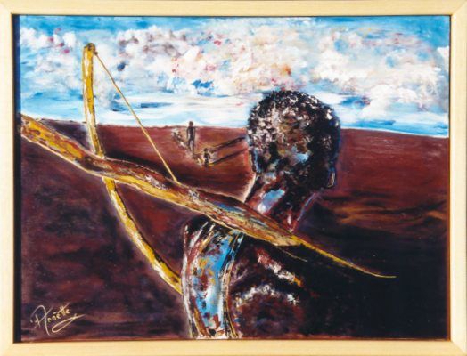 Painting titled "soul of africa" by Annette Steens, Original Artwork