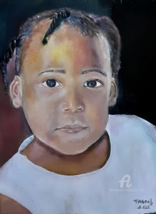 Peinture intitulée "Enfant de lumiere" par Steeve Tabar, Œuvre d'art originale, Huile