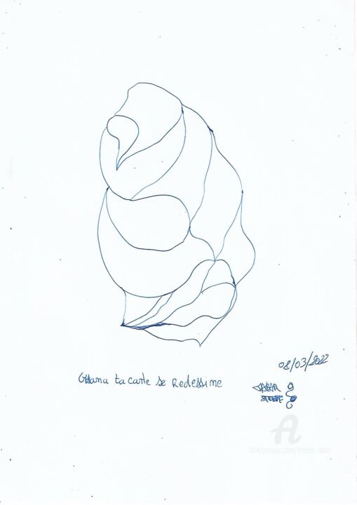Dessin intitulée "GHANA ta carte se r…" par Steeve Tabar, Œuvre d'art originale, Stylo à bille