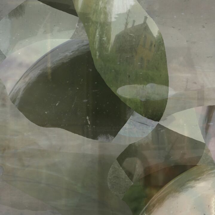 Arte digitale intitolato "Garden Mirrors" da Stefan Fransson, Opera d'arte originale, Lavoro digitale 2D