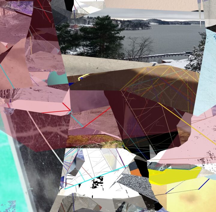 Digitale Kunst mit dem Titel "Untitled 2021-02-08" von Stefan Fransson, Original-Kunstwerk, 2D digitale Arbeit