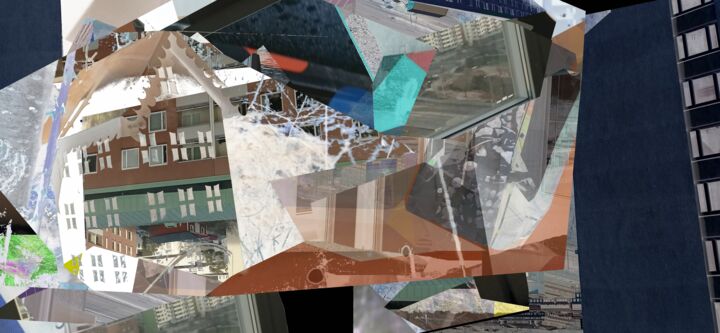 「Untitled 2022-03-09」というタイトルのデジタルアーツ Stefan Franssonによって, オリジナルのアートワーク, 2Dデジタルワーク