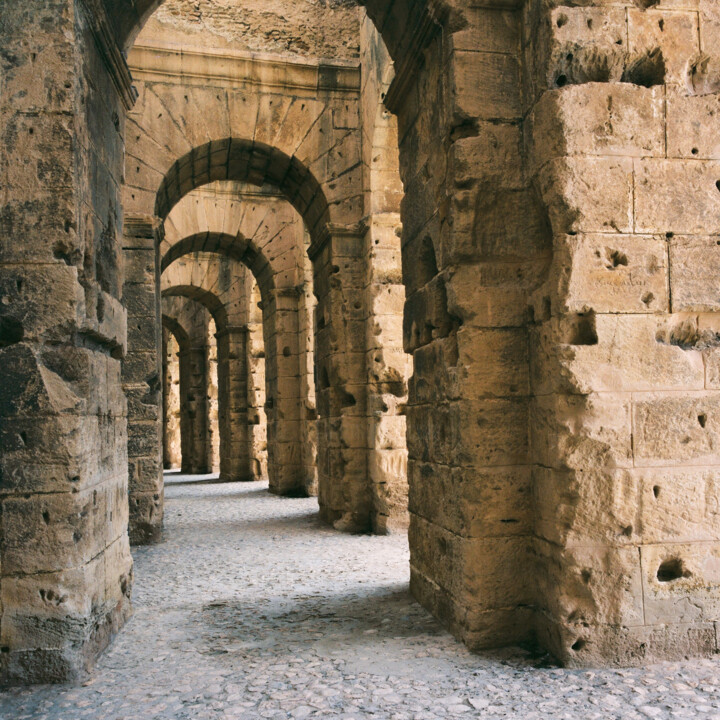 Fotografia intitolato "El Jem" da Stefana Savic, Opera d'arte originale, fotografia a pellicola