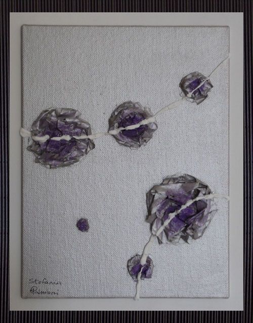 Pintura intitulada "bolle" por Stefania Palmieri, Obras de arte originais