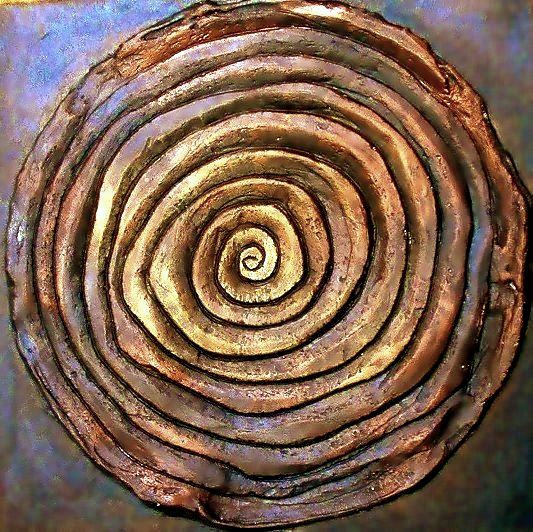 Pittura intitolato "Spirale" da Stefania Sergi, Opera d'arte originale