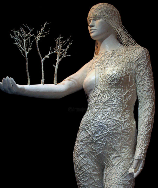 Скульптура под названием "Incantos" - Stefania Sergi, Подлинное произведение искусства