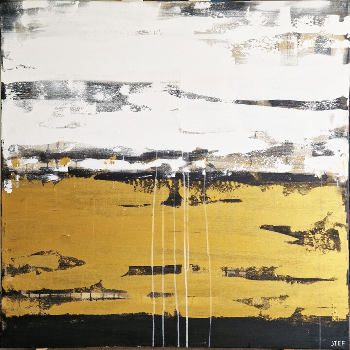 Peinture intitulée "'WAYS AND MARKS' #26" par Stefanie Rogge, Œuvre d'art originale, Acrylique Monté sur Châssis en bois