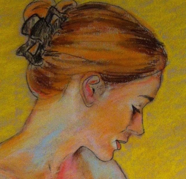 Malerei mit dem Titel "La modella di Degas…" von Stefano Di Marco, Original-Kunstwerk, Pastell