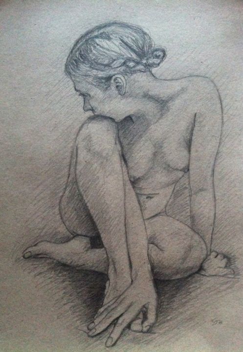 Drawing titled "Studio per una futu…" by Stefano Di Marco, Original Artwork, Graphite