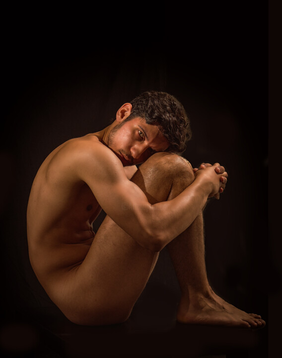 One Naked Man - Simplicity In Male Nude , Fotografia por Stefano