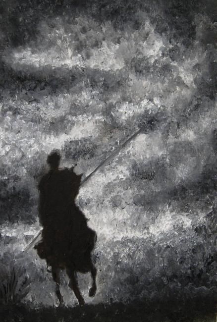 Pintura intitulada "Don Chisciotte cont…" por Stefano Davidson, Obras de arte originais