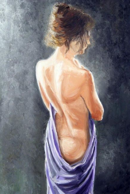 Malarstwo zatytułowany „Dopo il bagno” autorstwa Stefano Davidson, Oryginalna praca