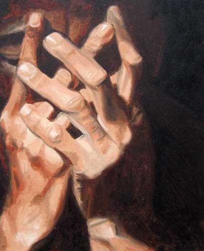 Pittura intitolato "Preghiera" da Stefano Davidson, Opera d'arte originale