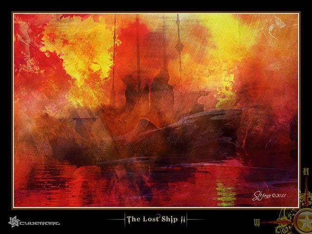 Цифровое искусство под названием "The Lost Ship II" - Stefano Popovski, Подлинное произведение искусства, 2D Цифровая Работа