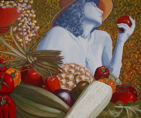 Pintura intitulada "Frutti della Terra" por Stefano Possieri, Obras de arte originais