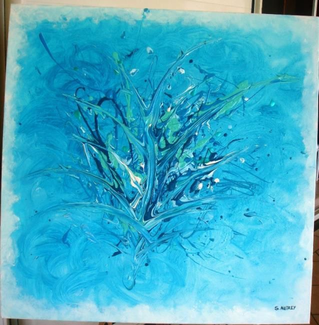 Painting titled "from the Sea" by Stephanie Autrey, Original Artwork, Oil