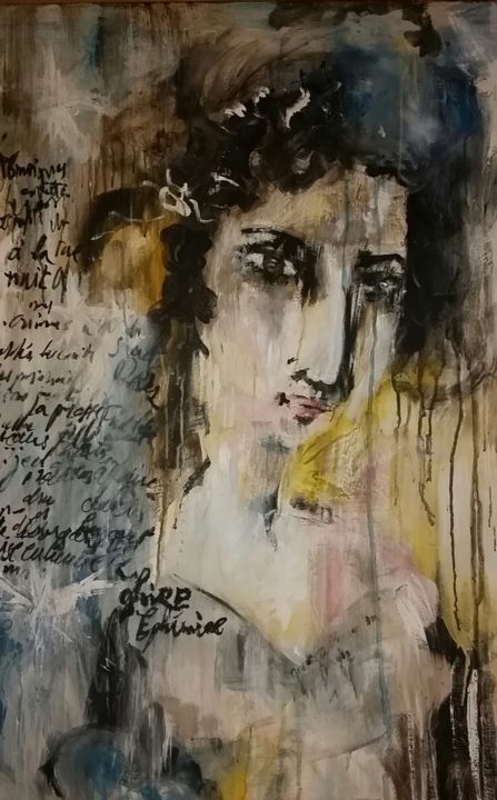 Painting titled "Clarisse de la lumi…" by Stéphane D., Original Artwork, Acrylic