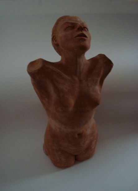 Sculpture titled "Mito ( foto 1 )" by Stellina Cirincione, Original Artwork, Terra cotta