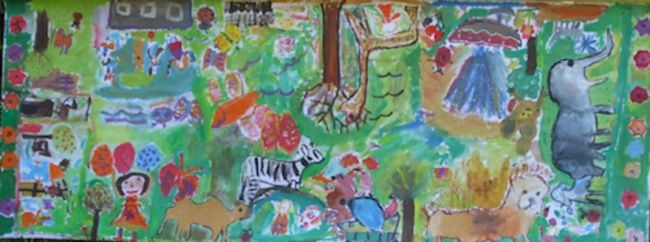 Installation titled "The zoo -collective…" by Steluta Dumitrescu Zelici, Original Artwork, Other