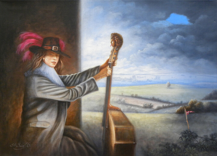 Pittura intitolato "Désaccord   (impres…" da Stéphan Swolfs, Opera d'arte originale, Altro