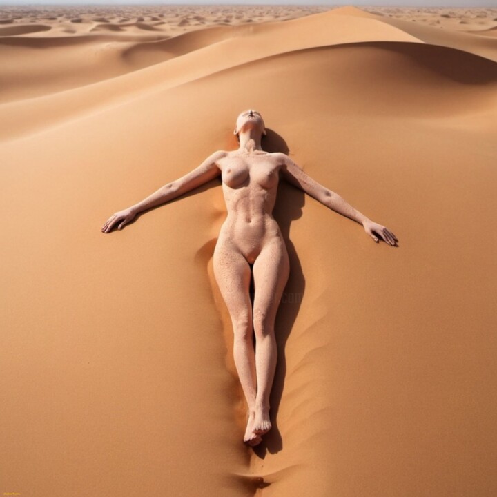 Arte digital titulada "La femme" por Stephane Huitelec, Obra de arte original, Imagen generada por IA