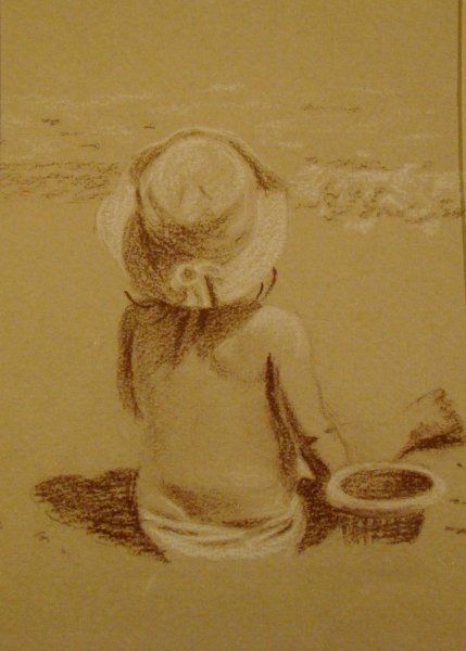 Drawing titled "Auriane" by Stephanie Ledroit, Original Artwork