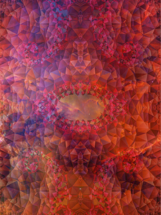 Arte digital titulada "Red Shift Farside I…" por Stephen Calhoun Stephen Calhoun, Obra de arte original, Fotografía digital