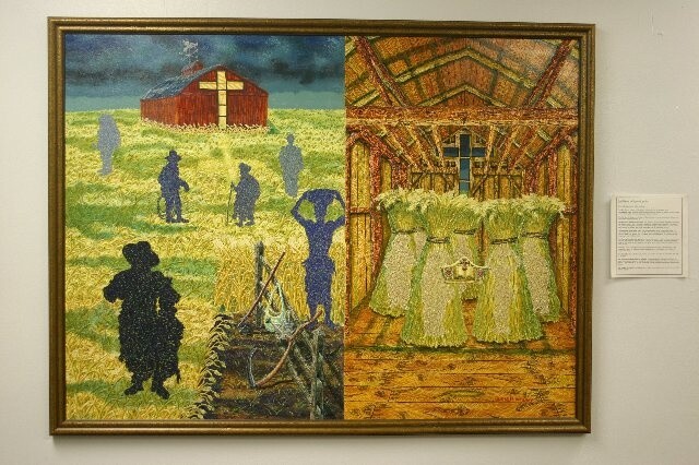 Painting titled "The Soul Harvest" by Stephen J. Vattimo, Original Artwork, Oil