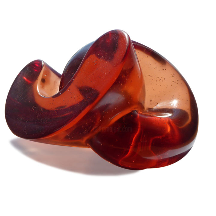 Sculpture titled "Corpuscle" by Stephen Williams, Original Artwork, Glass