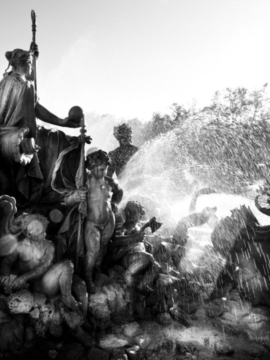 Photographie intitulée "fontaines des giron…" par Stephen Clement, Œuvre d'art originale, Photographie numérique