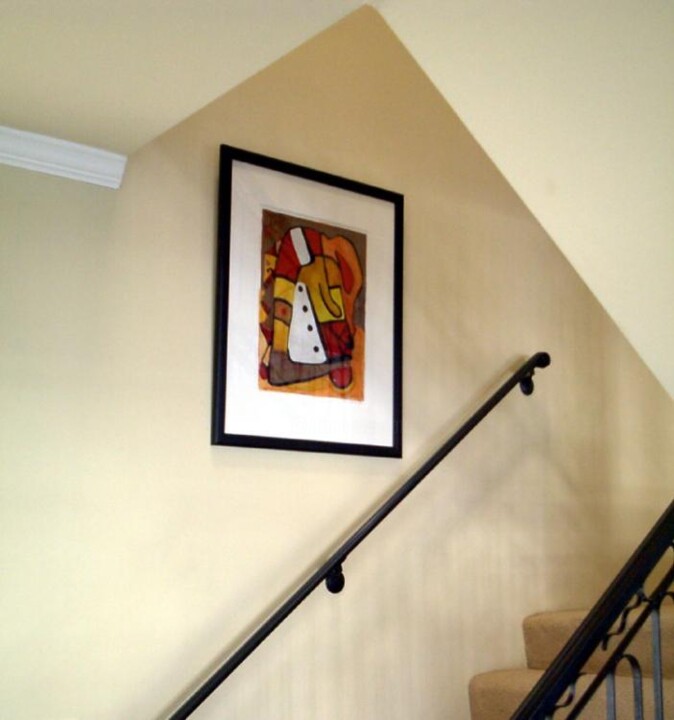 제목이 "Stairway Presence"인 미술작품 Stephen Lucas로, 원작, 사물