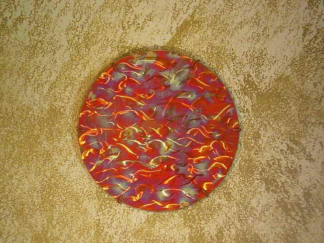 Printmaking titled "circle of fire" by Stephen Summerlin, Original Art,