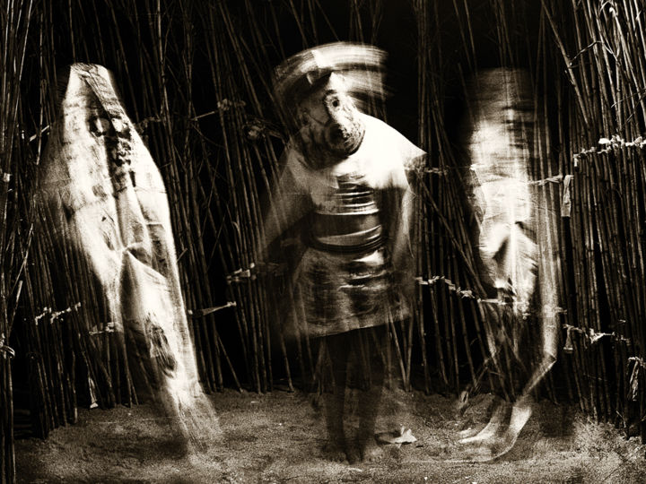 Photographie intitulée "L'arène totémique -…" par Steve Drevet, Œuvre d'art originale, Photographie numérique