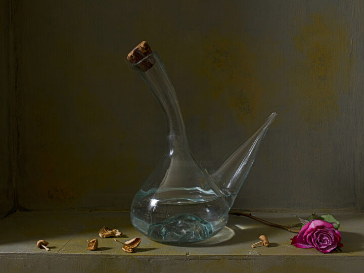 Photography titled "Le pourou , la rose…" by Steve Drevet, Original Artwork, Digital Photography