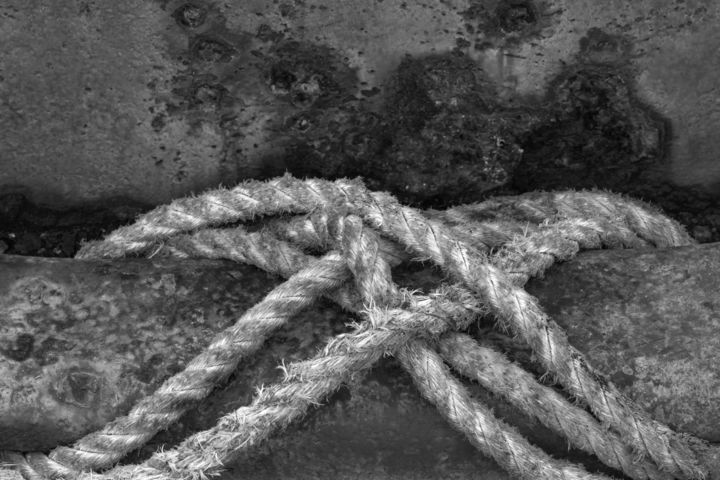 Photography titled "cleat and line.jpg" by Steve Gravano, Original Art,