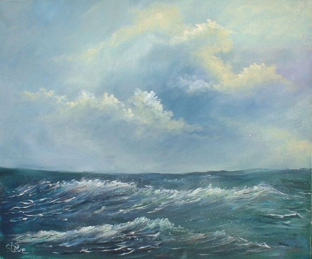 제목이 "paysage marin"인 미술작품 Quesnel Steve로, 원작