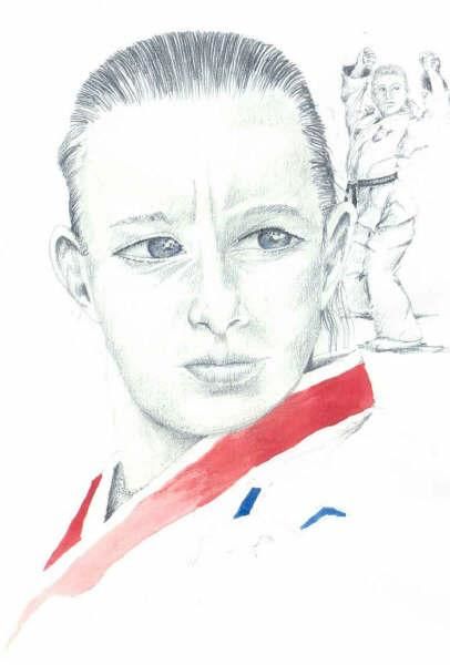 Drawing titled "A Cold Pacific Wint…" by Steven Hawke, Original Art,