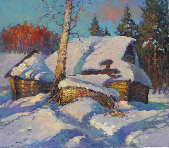Картина для бани маслом